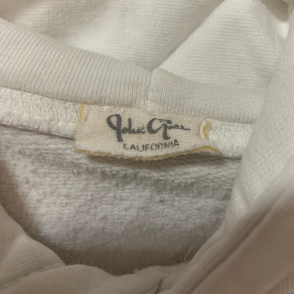 Brandy Melville White Ted Flame Christy Hoodie - Picture 8 of 8